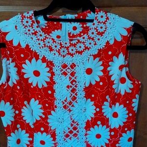 Remarkable Mod Flower Power Shift Dress